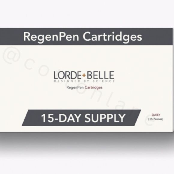 NIB Lorde + Belle CARTRIDGES ONLY for RegenPen 15-Day | 2-Week Supply MSRP $99 - Picture 1 of 7